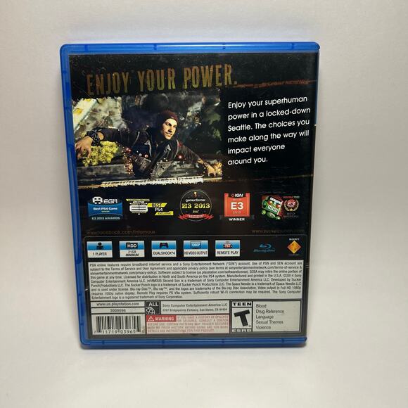 InFAMOUS: Second Son Limited Edition - CIB - PS4 - Picture 4 of 5